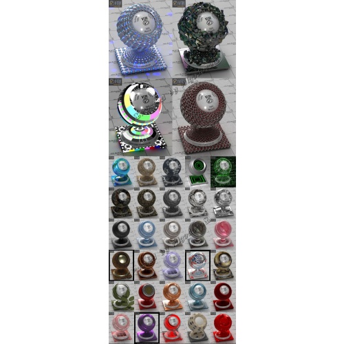 3D V-ray Materials Collection #8