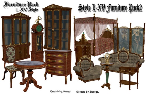 L-XV Furniture Pack & Pack 2