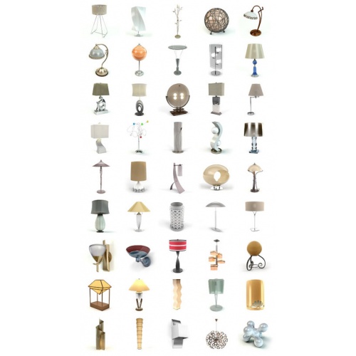 3D Models — Modern Lamps