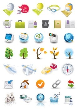 Vector Collection Pack 04 - icons (40sets/ai/eps/jpg)