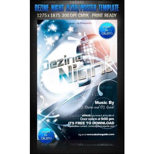Dezine Night Flyer/Poster Template