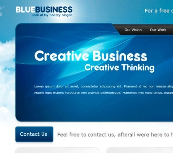 Создаём в Фотошоп макет для сайта в бизнес-стиле