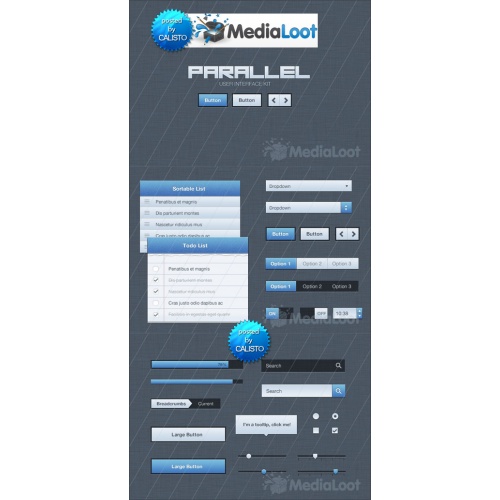 MediaLoot - Parallel UI Kit