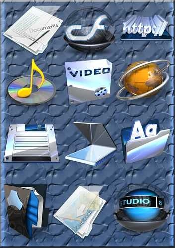 Мегаколлекция больших иконок.