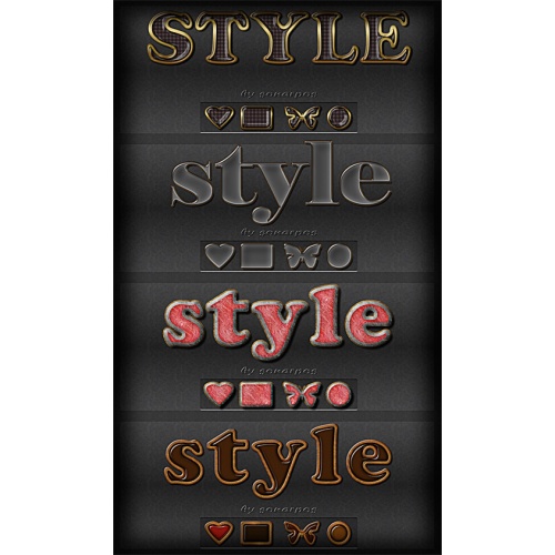 Set of the varied styles - 17