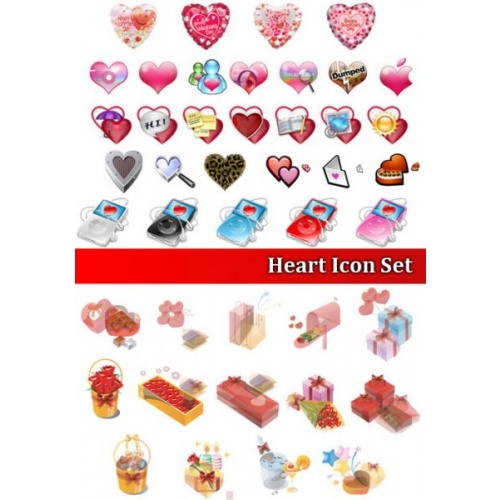 Heart Icon Set