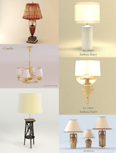 Various Lighting 3D Models | 3D Модели Осветительных Приборов