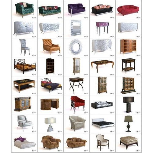 Doroom Home Furniture Collection — 3D Models