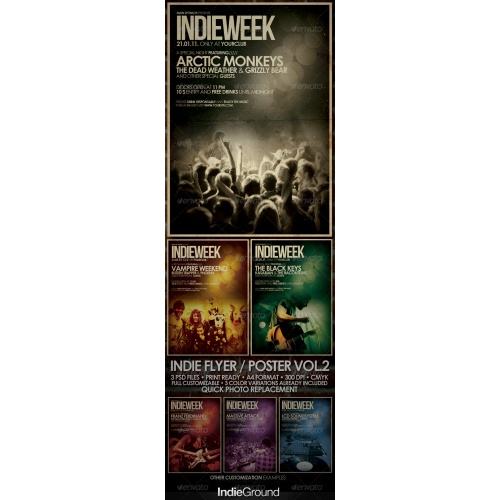 GraphicRiver — Indie Flyer/Poster Vol. 2