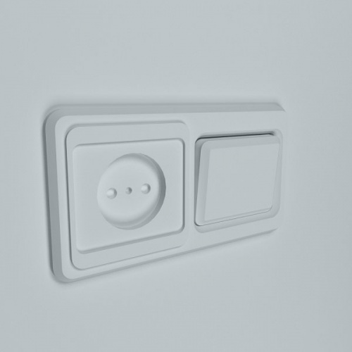 3D модели включателей и розеток для 3d max