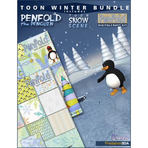 Toon Winter Bundle (Poser & Daz Studio)