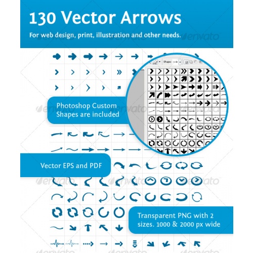 GraphicRiver — 130 vector arrows