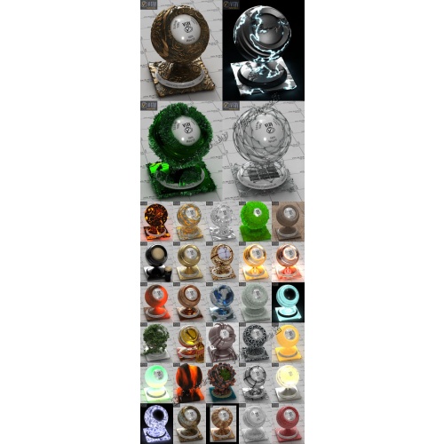 3D V-ray Materials Collection #4