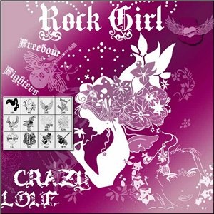 Кисти: Rock Girl