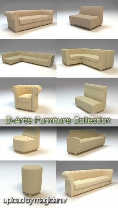 3D модели Мебели , Диванов, Кресел