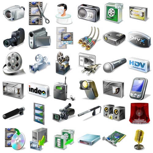 Раальные иконки для видеопродуктов