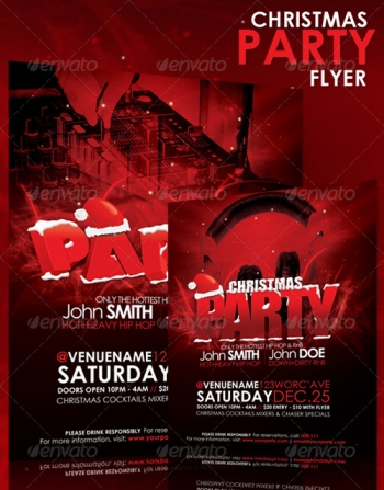 GraphicRiver Christmas Party Flyer 144058