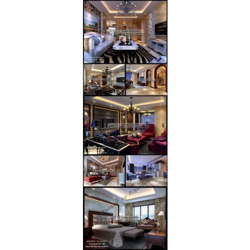 Various Modern Interior Scenes