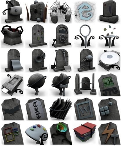 Grave Paradise Icons