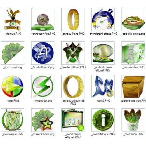 Эльфийские иконки