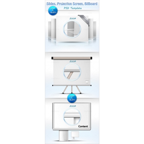 Slides, Projection Screen, Billboard