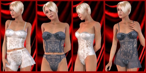 DarkFlame Lingerie Set for V4