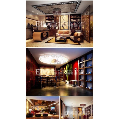 Scenes of Luxury Decor for 3D Max VRay (Collection 1-8)