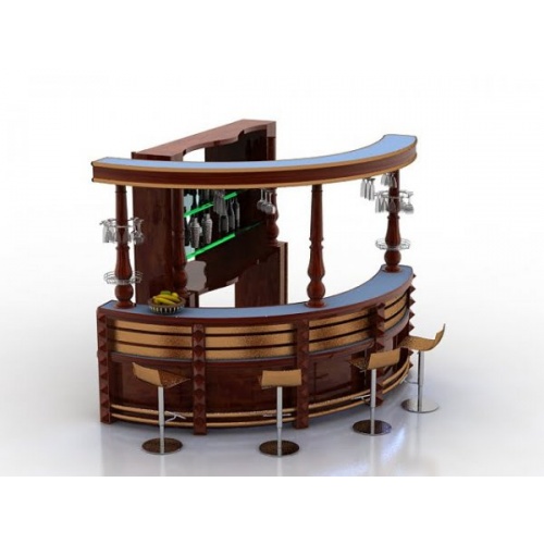 3d модели барных стоек