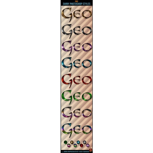 Shiny Photoshop Styles