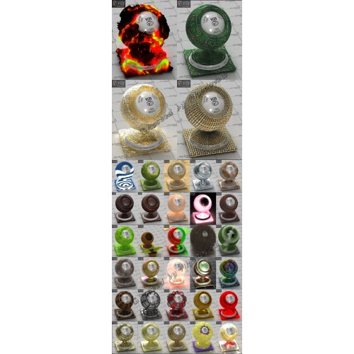 3D V-ray Materials Collection #3