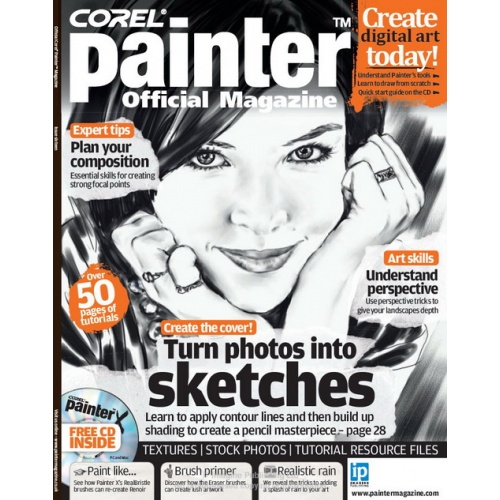 Corel Painter Magazine issue 16 — Turn Photos into Sketches